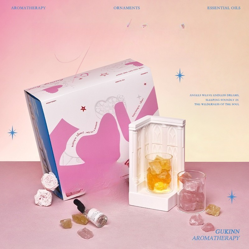 Home Fragrance Gift Box - Подарочная коробка с ароматическим украшением Pink: