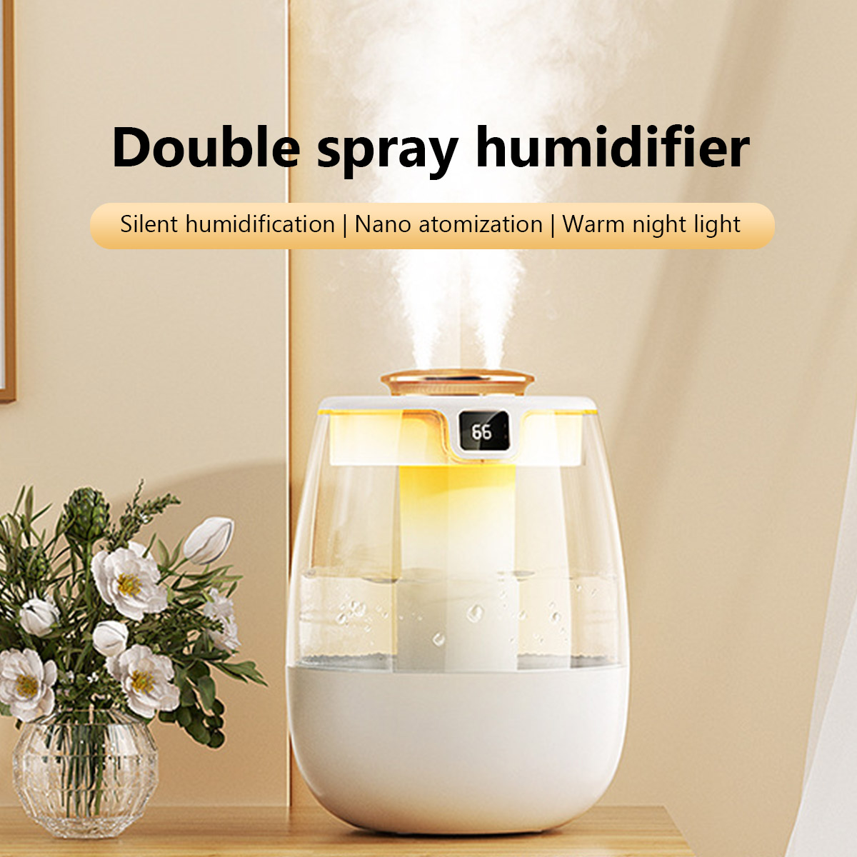 Home Fragrance Glade - Увлажнитель воздуха 1,3 л, двойной распылитель,